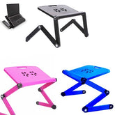 Table pliante pour ordinateur portable ou PC avec ventilateur de refroidissement