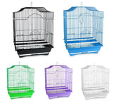 189146 Cage à oiseaux de petite taille 49,5x34.x27,5 cm mangeoires incluses