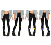 F8750 Paire de collants noirs 80 DEN taille unique très tendances
