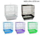 189139 Cage pour oiseaux de petite taille KANDY 49,5 x 34 x 27,5 cm 2 mangeoires