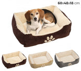 95067 Panier doux en polaire pour animaux SLEEP 60x48x18 cm rembourrage chaud