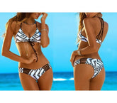 Maillot de bain Bikini modèle Kamala fantaisie ethnique by MWS AHEAD
