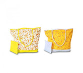 736025 Sac de plage trendy modèle SMILE 50 x 38 x 18 cm avec pochette incluse