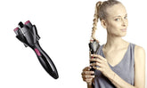 Brosse à cheveux rotative pour tresses twist torchon électrique à batterie