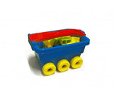 114282 Jeu de construction Chariot à tirer avec briques à assembler pour enfant