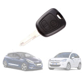 Coque de clé verrouillage télécommande 2 boutons à distance pour Citroen Peugeot