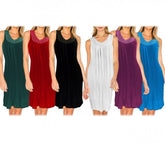 Robe femme modèle LEA avec strass au col taille unique by MWS AHEAD