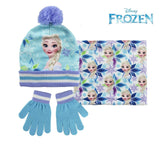 2200002445 Set d'hiver pour enfant La Reine des neiges écharpe bonnet et gants