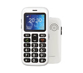 MS-301 Téléphone portable pour personnes âgées Techmade blanc avec bouton SOS
