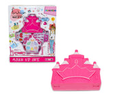 340998 Coffret de maquillage fashion château 3 plateaux avec des accessoires
