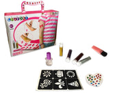 341049 Kit de tatouages pour enfant CIGIOKI pochoirs et des paillettes colorées