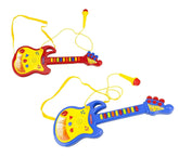 104008 Guitare de jouet BABY ROCK avec bandoulière microphone lumières et sons