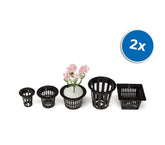 4481 Set de 10 paniers hydroponiques différentes tailles et formes