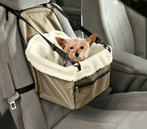 4478 Panier de voiture surélevé pour chien confortable avec ceinture de sécurité