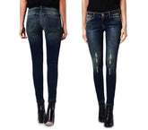 81128 Jean taille haute pour femme modèle Kendra slim fit tailles du XS au XL