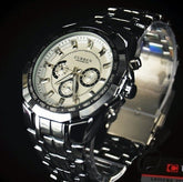Montre homme - mod.Paris - acier avec aiguilles