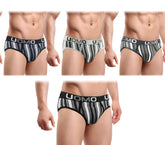 PT-7813 Pack de 4 slips à rayures pour homme modèle KEMPER tailles M au XXL