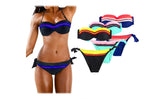 CY9923 Maillot de bain bikini rembourrés mod. AURORA avec détails broderie