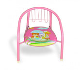 155352 Chaise enfant différente couleur en métal, + sifflet 15kg max 36x34x35cm