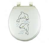 120989 Abbatant toilette différentes couleurs avec broderie