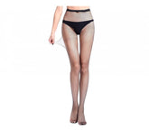 Collants résille noirs élastiques taille haute PANTYHOSE mod SW-2 ajustées