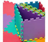 Tapis jeu de puzzle CIGIOKI modulaire eva couleur caoutchouc 20 pièces 30X30 cm