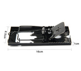331446 Pack 4 Piège à souris DHOMTEK tapette à ressort 8.5X16X1 CM