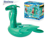 41128 Bouée géante gonflable en forme de Plésiosaure BESTWAY 180 x 150 cm