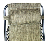 485347 Chaise-longue entièrement inclinable BEIGE EVERTOP GRAVITà ZERO