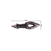 132529 Clignotant LED 12V pour motos et maxi scooters universels