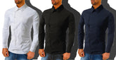 Chemise asymétrique à manches longues et cintré Homme /mode homme - Mod DAMIAN