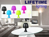 Lampe de table avec base en plastique / lumière décorative et détente - LIFETIME