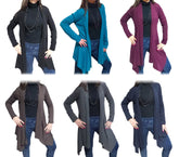Lot de 2 cardigans / gilets différentes couleurs manches longues