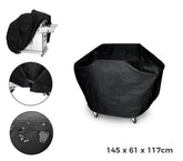 4215 Housse de protection pour barbecue tissu imperméable 145 x 61 x 117 cm