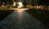 Pack de 200 pierres lumineuses fluorescentes décoratives glow in the dark