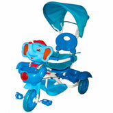 GVC-520 ELEPHANT tricycle à pousser enfant avec pédale sons lumières et capote