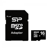 Carte microSD SILICON POWER 16 Go avec adaptateur SD de classe 10
