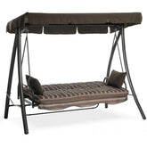 ROYAL Fauteuil à bascule 3 places inclinable en fer 203x115xh170cm