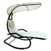 Fauteuil de jardin suspendu KELLY avec coussin et parasol