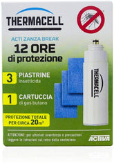 Thermacell Anti-moustique Portable+Kit de recharge 12h Plaquettes et Gaz Butane