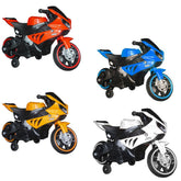 Moto électrique enfants ARROW 6V 4ah B39330 contrôle au pied lumières et sons