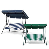 Bascule 3 places 349001 structure en acier peint 170x110x152cm tubulaire 16mm