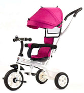 Tricycle à poussée HANDY GO avec pédales et capotte B37312 avec protections