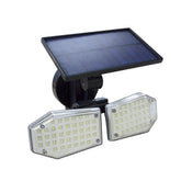 Lampe de panneau solaire grand-angle 270°. 78 LED 640788 capteur de mouvement