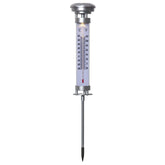 Termomètre avec lumière led pour le sol 896403 panneau solaire et crépusculaire