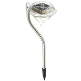 Lampe led rgb énergie solaire 32 cm en forme de diamant marqueur