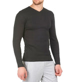 VKA27 Sous-pull modèle CARTER col en V pour homme effet thermique