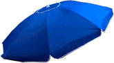 Parasol de plage rond Cayman DIM001 115 x 160 cm avec tige et coupe-vent BLUE