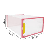 Boîtes à chaussures peu encombrantes avec organiseurs de portes 23x33xH14 cm