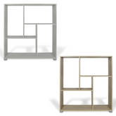Étagères de bibliothèque cubes et rectangles Art.107 Stockage 80x24x83,5H cm